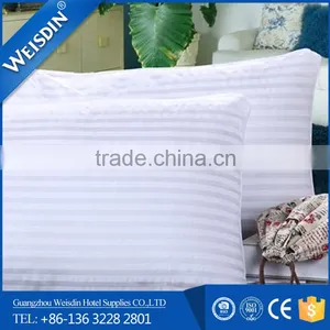 High Quality Blend Cotton and Polyester White 1cm Stripe Envelope Pillow Cover for Sale thumbnail-1