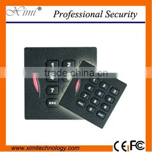 KR102 Card Reader IP65 Waterproof Smart Card Reader With Kaypad 125KHZ RFID Card Wiegand Card Reader Keyboard Card Reader thumbnail-2