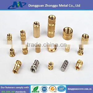 IUB Self-locking Brass Knurled Insert Nut thumbnail-6