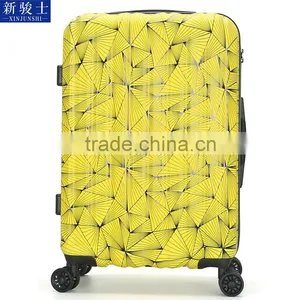 Good Quality Flower Print ABS PC Luggage Eminent Hard Luggage thumbnail-2