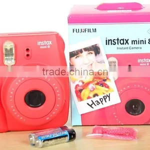 FujiFilm Fuji Film Instax Mini 8 Checki Instant Camera Raspberry Red thumbnail-4