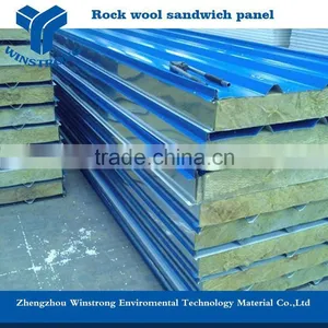 Rock Wool Fireproof Sandwich Wall Panels thumbnail-1