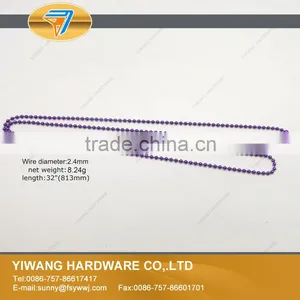 High Quality Electroplating Metal Ball Chain thumbnail-1