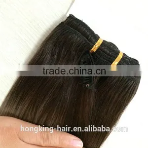 Soft Hair Last Long Time Accept Small Order Clip in Human Hair Extensions thumbnail-6