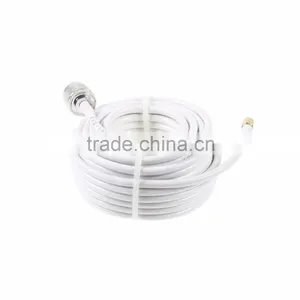 10 Meters 50-5D White Communication Cable With 1 N-Male and 1 SMA Connector thumbnail-2