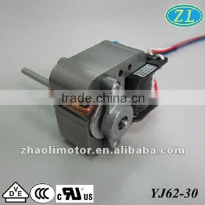 Ac Motor High Rpm Ac Shaded Pole Motor ElectricYJ62-30:exhaust Fan Motor Air Pump Motor Electric Motor Specifications thumbnail-1