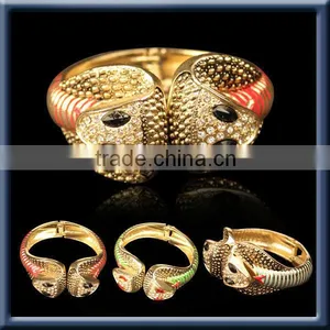 Snake Shaped Diamond Gift Bangle thumbnail-1