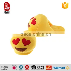 New Design Customized OEM Plush Emoji Slipper Toy Manufacturer China thumbnail-6