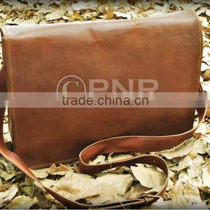 HandMade Vintage Leather Messenger Bags Cross Body Bag thumbnail-1