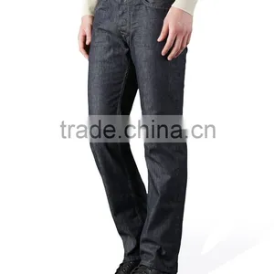 Mens Fashion Denim Korean Style Skinny Jeans Casual Denim Straight Leg Jeans for Men Men's Loose Fit Five Pockets Jeans thumbnail-1