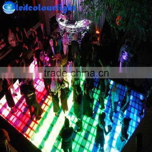 2015 Hot Style DMX512 RGB LED Dance Floor Light for Club Bar Stage/DMX LED Panel Light for Holiday Lighting thumbnail-1