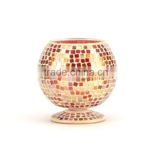 Decorative Mosaic Candle Holder thumbnail-1