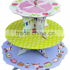 3 Tire Corrugated Paper Custom Halloween Designed Cardboard Sandwich Stand thumbnail-3