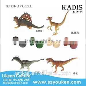 3d Puzzle Diy Jurassic Dinosaur Toys Assemble Dinosaur Egg Diy Intelligent Toys thumbnail-1