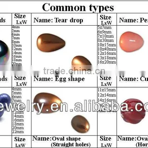 Professional Custom and Wholesale Various Colors and Various Shapes South Sea Shell Pearl Necklace DIY Beads(shape Card) thumbnail-1