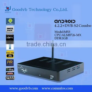 Android DVB-S2 Receiver With Biss,CCCAM,OS4.2,PVR,XBCM thumbnail-1