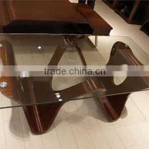 Modern MDF Center Glass Table Set S134 thumbnail-1