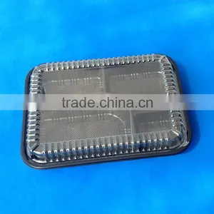Plastic School Lunch Tray Disposable With Lid thumbnail-5