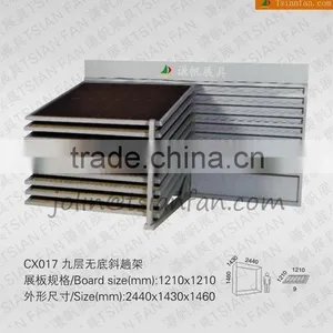 CX017 Marble Sample Display/Colors Samples Display Rack/stone Fair Display Rack/reclining Type Rack thumbnail-1