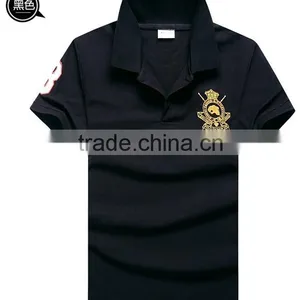 Hot Sale Custom Made Embroidered Logo High Quality Polo Shirt thumbnail-1