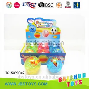 6PCS 10CM FLASHING BOUNCING BALL thumbnail-1
