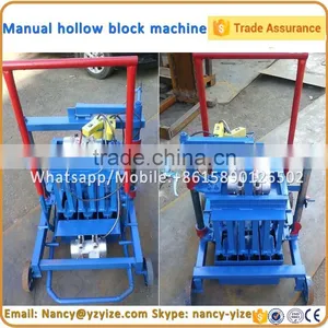 Mini Hollow Brick Block Making Machine / Concrete Cement Brick Maker Machines thumbnail-5