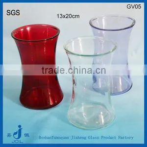 Colored Office Glass Vase for Flower thumbnail-1