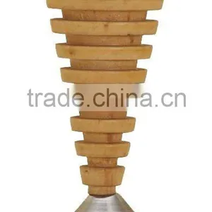 Wood Weight Curtain Pole Finials thumbnail-1