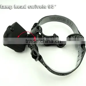 3W+4 Red LED Headlight Camping Headlamp Outdoor Emergency Head Torch Rubber Priting thumbnail-4