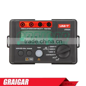 2500V Digital Insulation Resistance Meter Tester Megohmmeter Highly Voltmeter Continuity Tester W/LCD Backlight UNI-T UT502A thumbnail-4