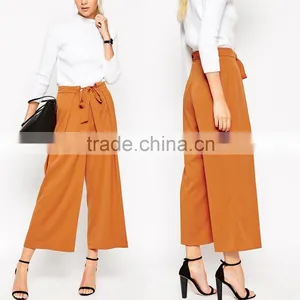 European Organge Custom Loose Style Office Lady Pants thumbnail-1