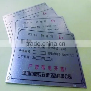 Factory Low Price Fashion Decorative Aluminum Metal Nameplates thumbnail-3