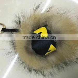2015 Wholesale Fashion Fox Fur Little Monsters Dyed Color Chain thumbnail-2