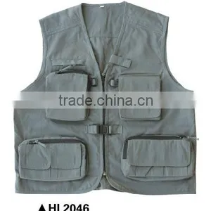 Grey Fishing Vest thumbnail-1