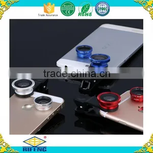 3 In1phone Camera Lens Macro/ 0.67X Degree Wide Angle/ 180 Degree Fisheye Premium Quality Camera Lens thumbnail-3