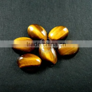 10x14mm Oval Tiger Eye DIY Cabochon Supplies for Pendant Charm Ring Earring Settings 4120058 thumbnail-1