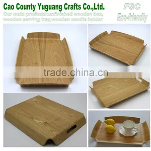 Antique Wood Serving Trays,unfinished Wood Trays,cheap Chinese Ash Wood Tray thumbnail-1