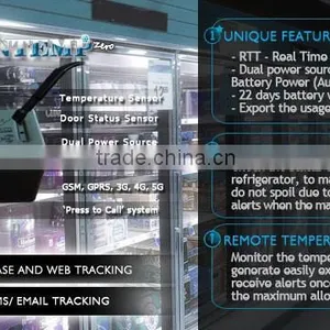 Commercial Freezer Monitoring Solution, Door Status, Temperature Sensor, Prevention Misuse System, AC Power and 22 Days Battery thumbnail-2