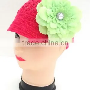 Multi Colors Crochet Hat,custom Newsboy Cap thumbnail-1