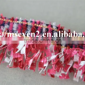 Fashion Color Tassel Fringe Lace Trim Polyester Tassel Fabric Embroidery Lace thumbnail-3