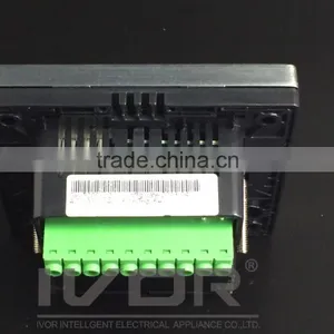 Good Quality IVOR Central Air-Conditioner Thermostat Digital AC Thermostat Switch SK-AC2000T Bright Gold Metal Frame thumbnail-4