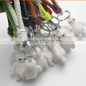 Hot Selling Funko Pop BIG HERO 6 Inflatable Robot Baymax Keychain Wholesale Popular Lobster Metal Hook 3d Baymax Keychains thumbnail-3