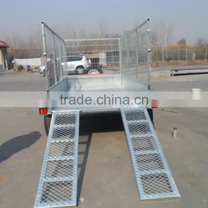 Heavy Duty Galvanized Tandem Hydraulic Tipper Box Trailers thumbnail-4