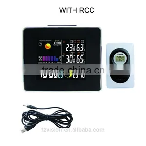 Wireless 433MHz RCC Weather Station/ Wireless Weather Station Clock With Radio Controlled Clock thumbnail-1