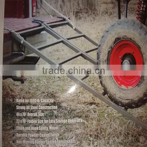 Tri-Fold Folding Motorcycle ATV Loading Ramp Snowmobile Lawn Trailer thumbnail-3