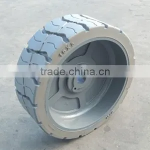 Hydraulic Scissor Car Lift Used Solid Tyre Wheels 12x4.5 15x5 12.5x4.5 thumbnail-3