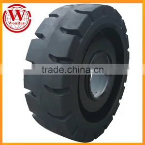 Rubber Solid OTR Tires 18.00-33 For Hyster H1150HD-CH 5-HIGH Reach Stacker thumbnail-1