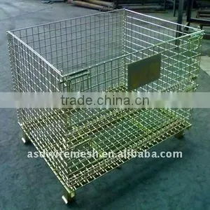 Customized Stackable Wire Mesh Container thumbnail-1