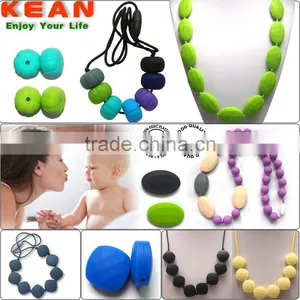 Fashion Style Silicone Baby Teething Pendant and Necklace Jewelry thumbnail-1