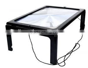 Hand Free Plastic Desktop Book Illuminated Magnifier With LED Light thumbnail-6